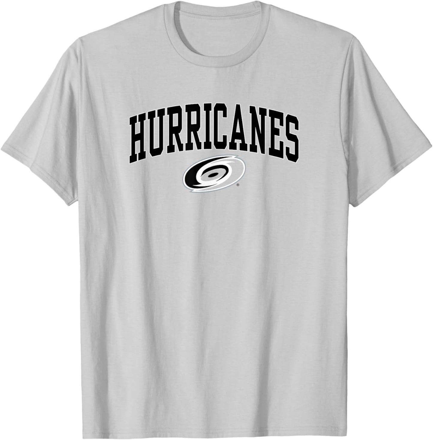Carolina Hurricanes Arch Over Red Officially Licensed T-Shirt - T-Shirt | Ash