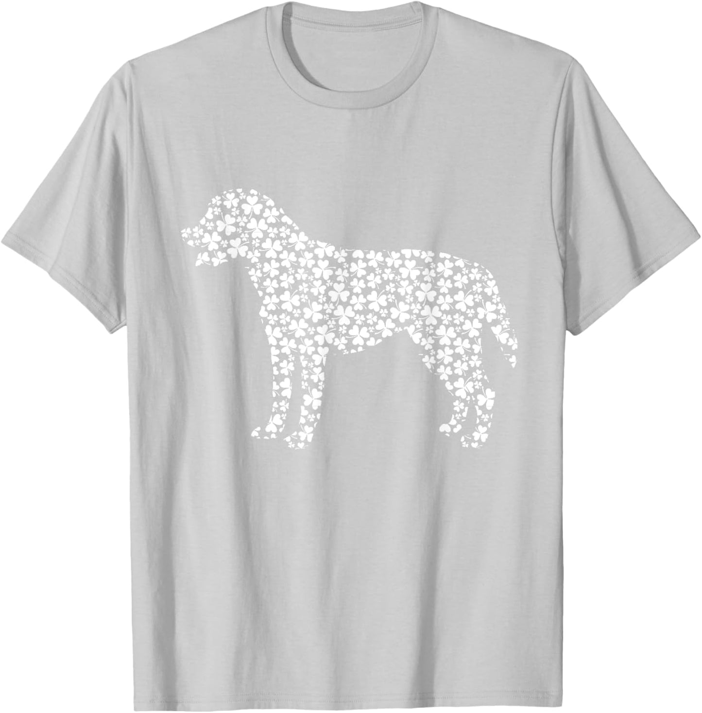 Labrador Retriever Dog Cute Shamrock St Patricks Day Men Women Kids T-Shirt - T-Shirt | Ash