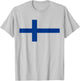 Finland Flag Cool Finnish Suomi Flags Gift Women T-Shirt - T-Shirt | Ash