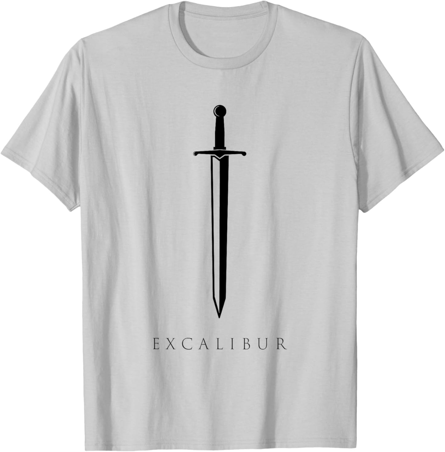 Excalibur The Legendary Sword in the Stone of King Arthur T-Shirt - T-Shirt | Ash