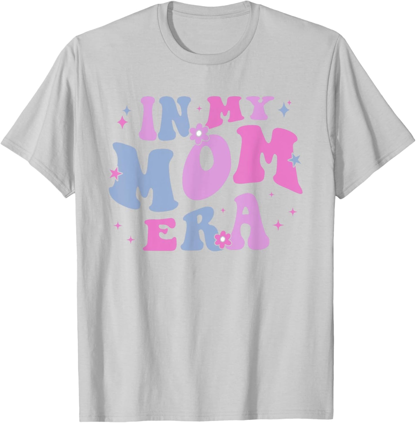 In My Mom Era Lover Groovy Retro Mom Mother's Day Birthday T-Shirt - T-Shirt | Ash