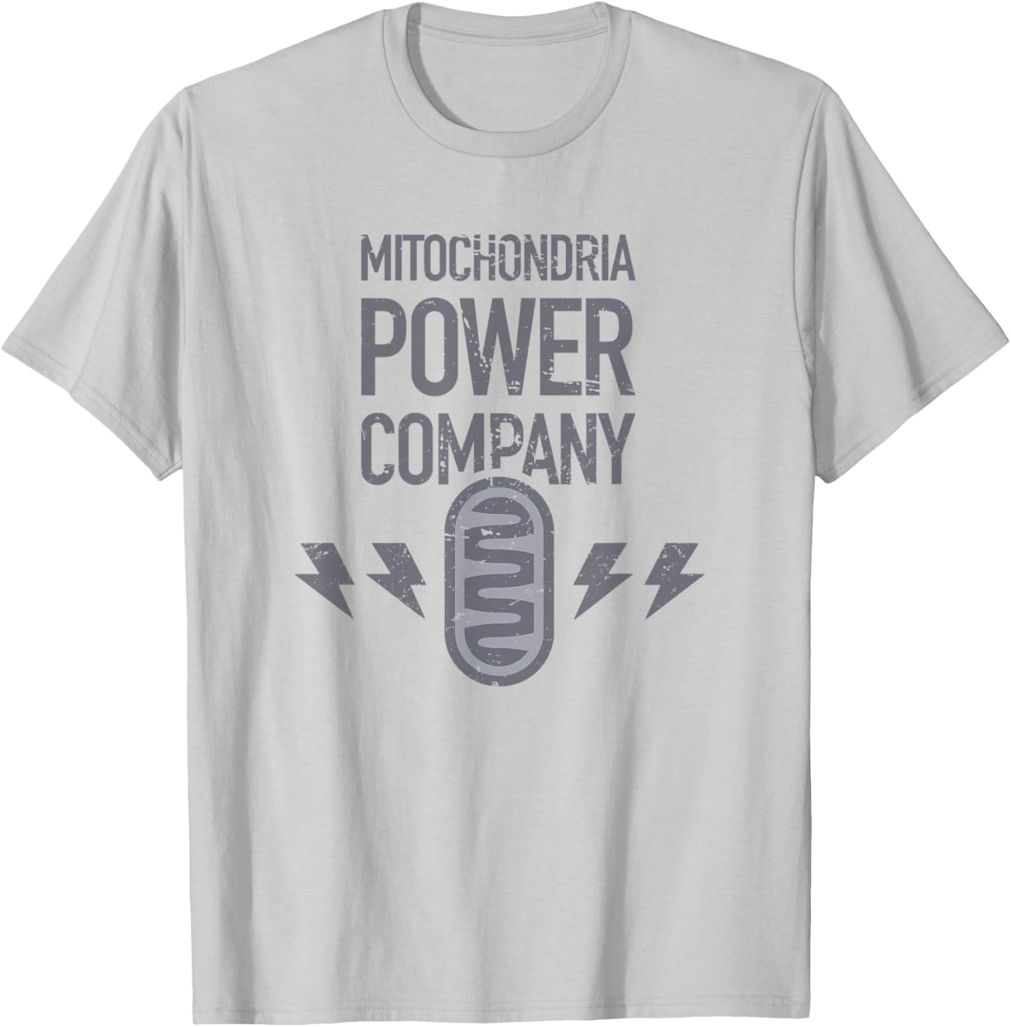 Mitochondria Biology Teacher / Animal Cell Mitochondria Men Women Kids T-Shirt - T-Shirt | Ash