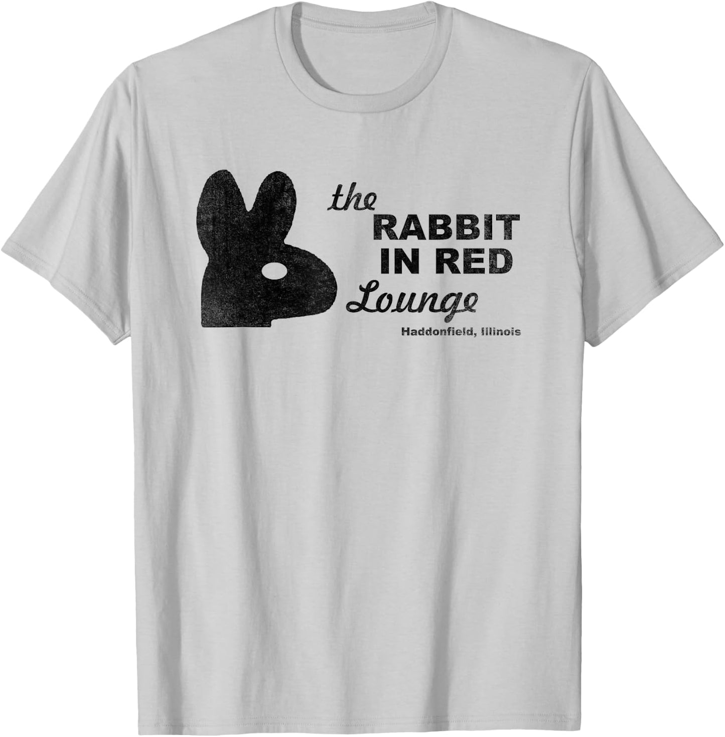 The Rabbit in Red Lounge Halloween T-Shirt - T-Shirt | Ash