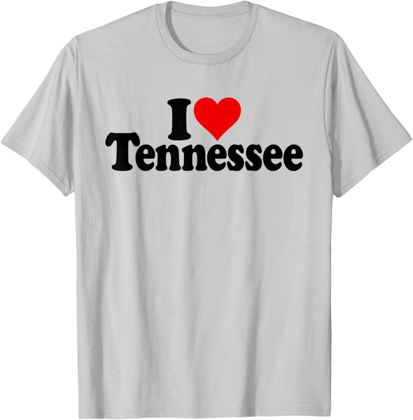 I Love Heart Tennessee Tn T-Shirt - T-Shirt | Ash