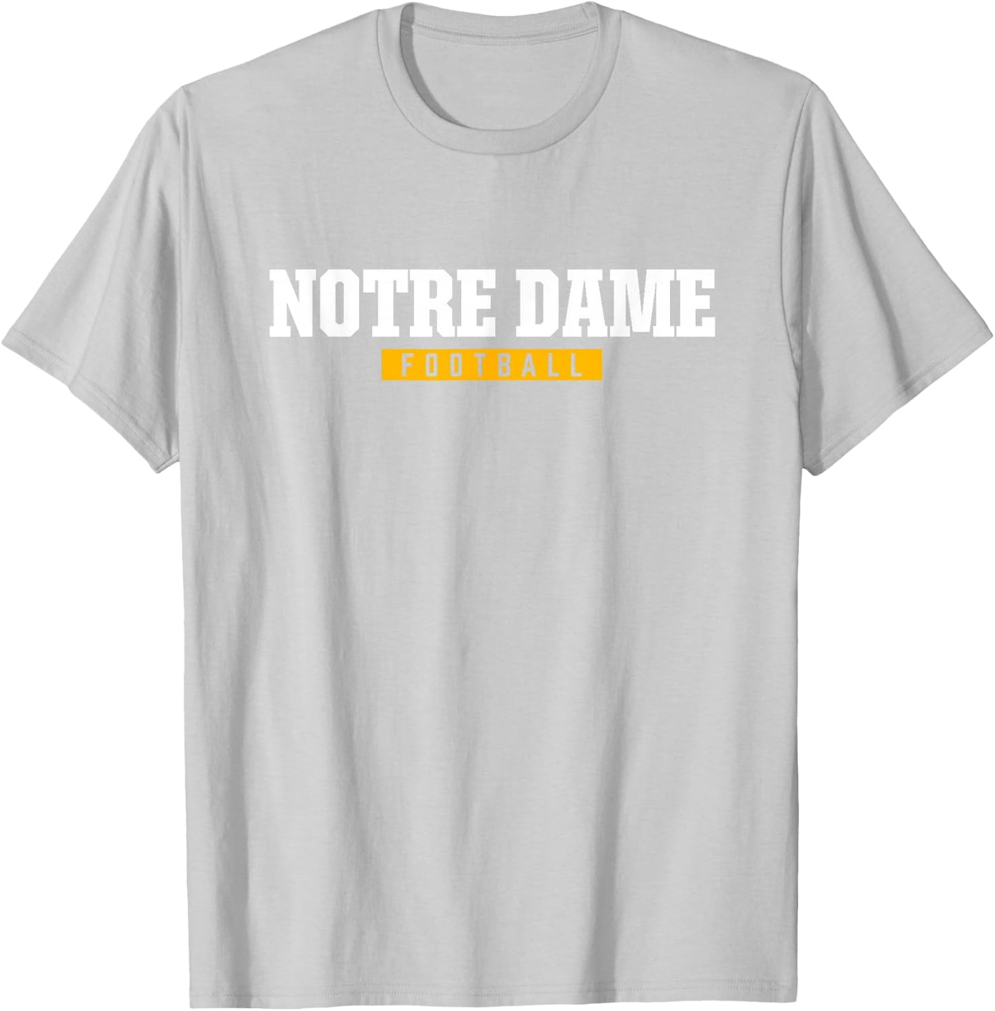 Notre Dame High School Football HS T-Shirt - T-Shirt | Ash