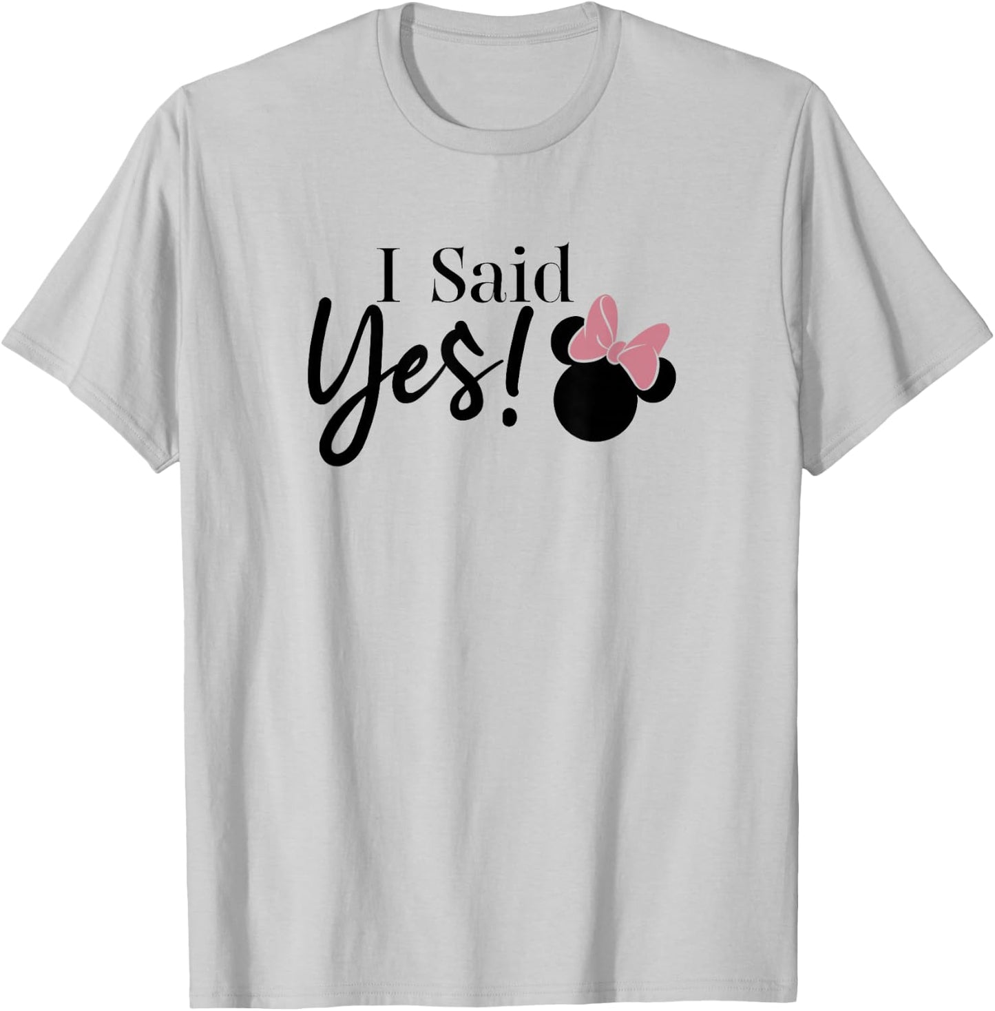 Disney Mickey & Friends Minnie Mouse I Said Yes V2 T-Shirt - T-Shirt | Ash