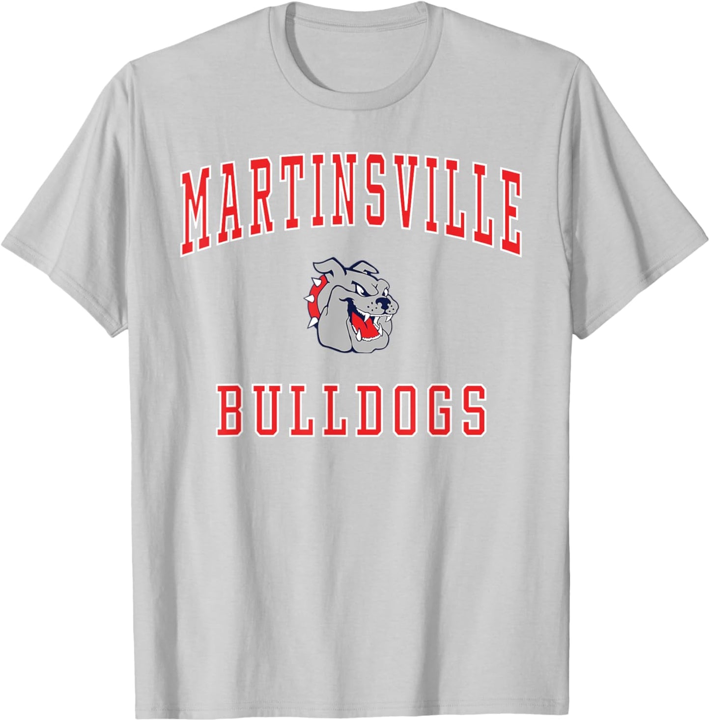 Martinsville High School Bulldogs T-Shirt - T-Shirt | Ash