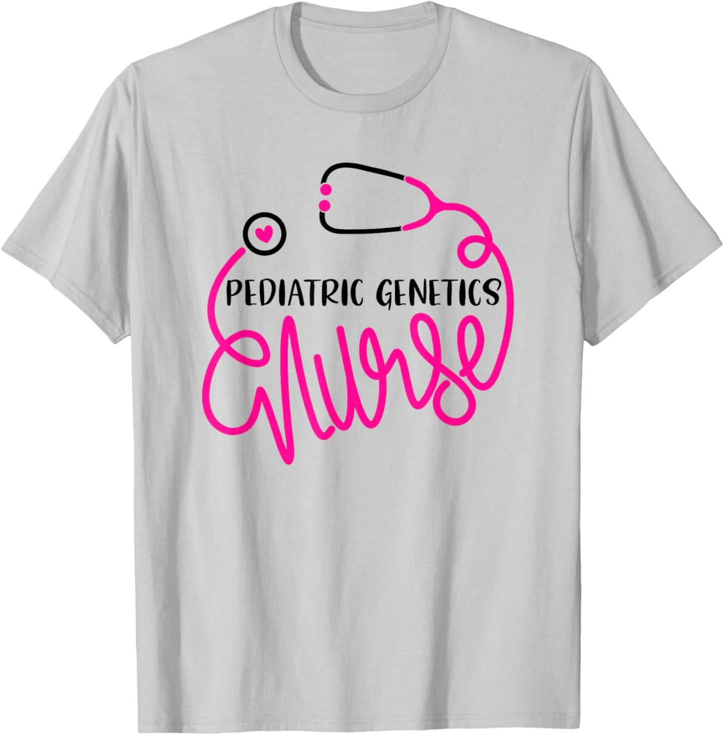 Peds Genetics Nursing Department RN Pediatric Genetics Nurse T-Shirt - T-Shirt | Ash