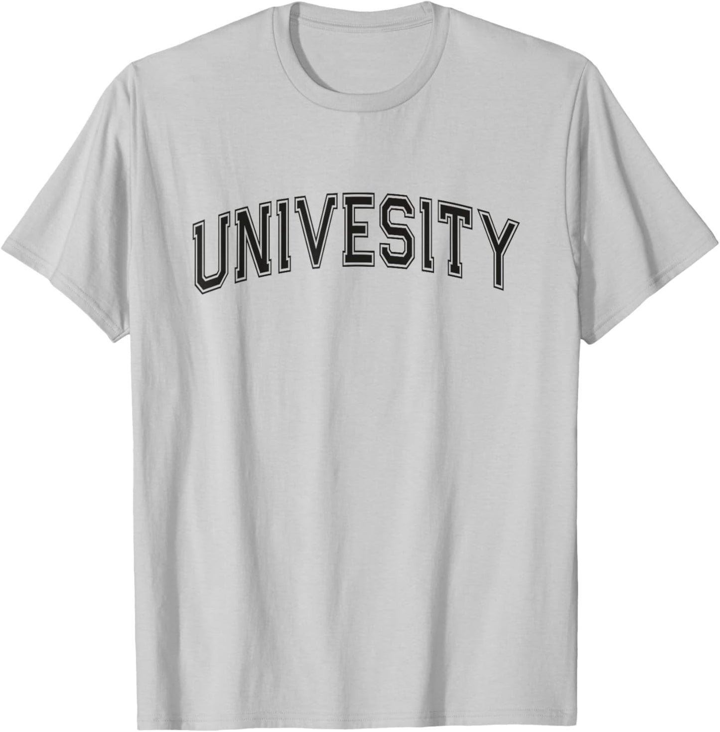 Silly UNIVERSITY Misspelled Univesity College Education Gag T-Shirt - T-Shirt | Ash