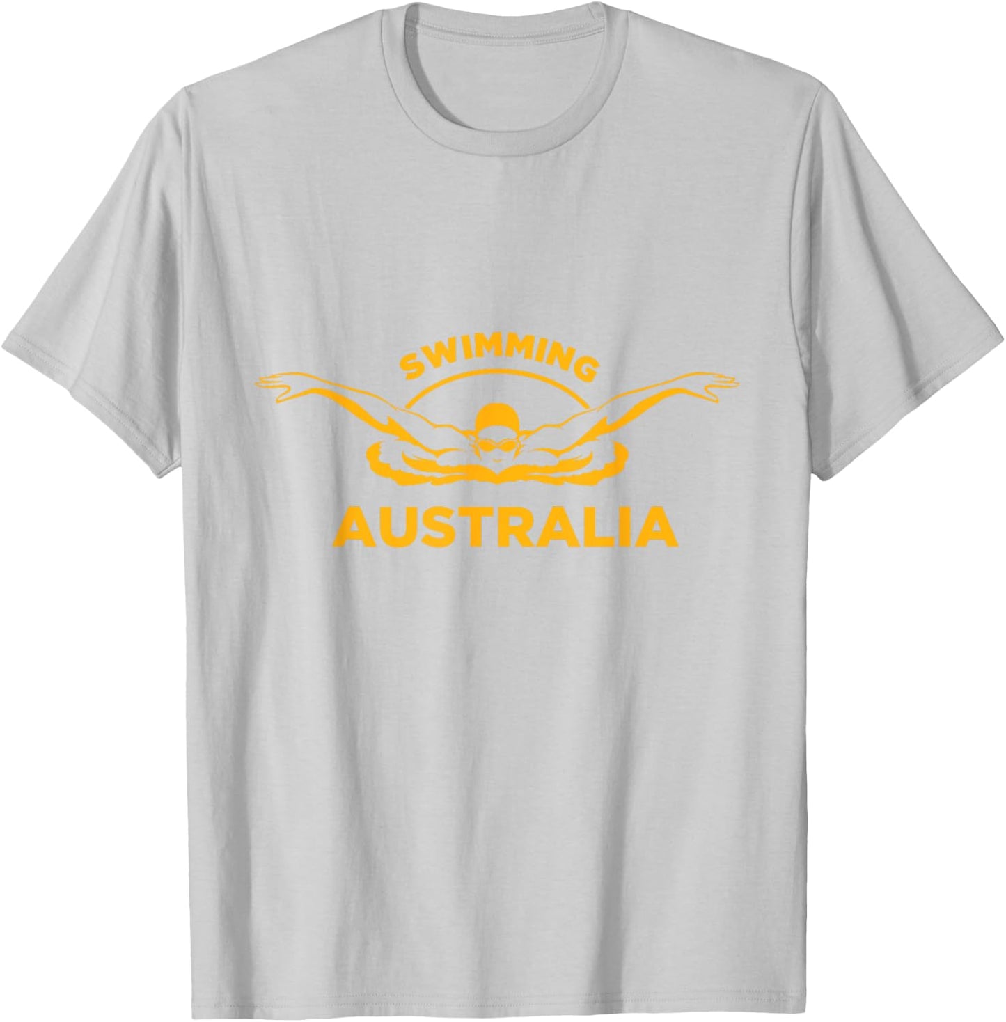 Swimming Australia Support the Team Shirt Pool T-Shirt - T-Shirt | Ash
