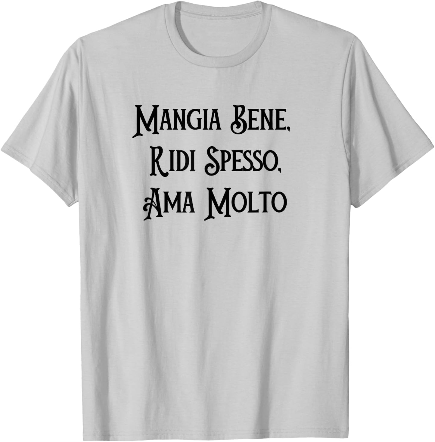 Italian Quote Italy Gift Italian Language Polyglot Travel T-Shirt - T-Shirt | Ash