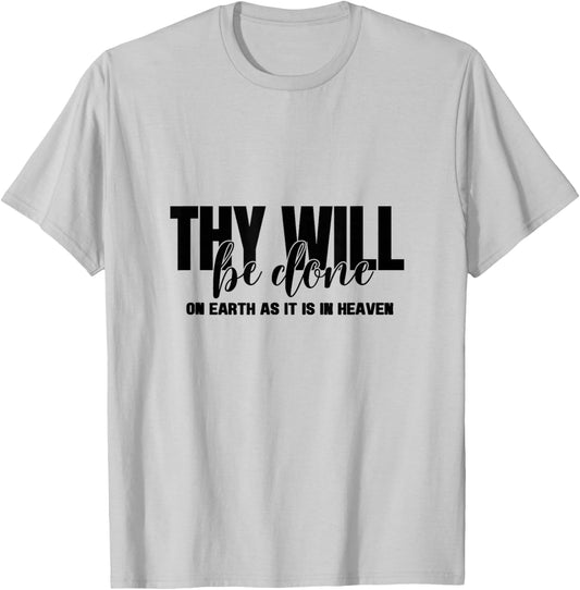 On Earth as in Heaven, Men, Women and Youth T-Shirt - T-Shirt | Ash