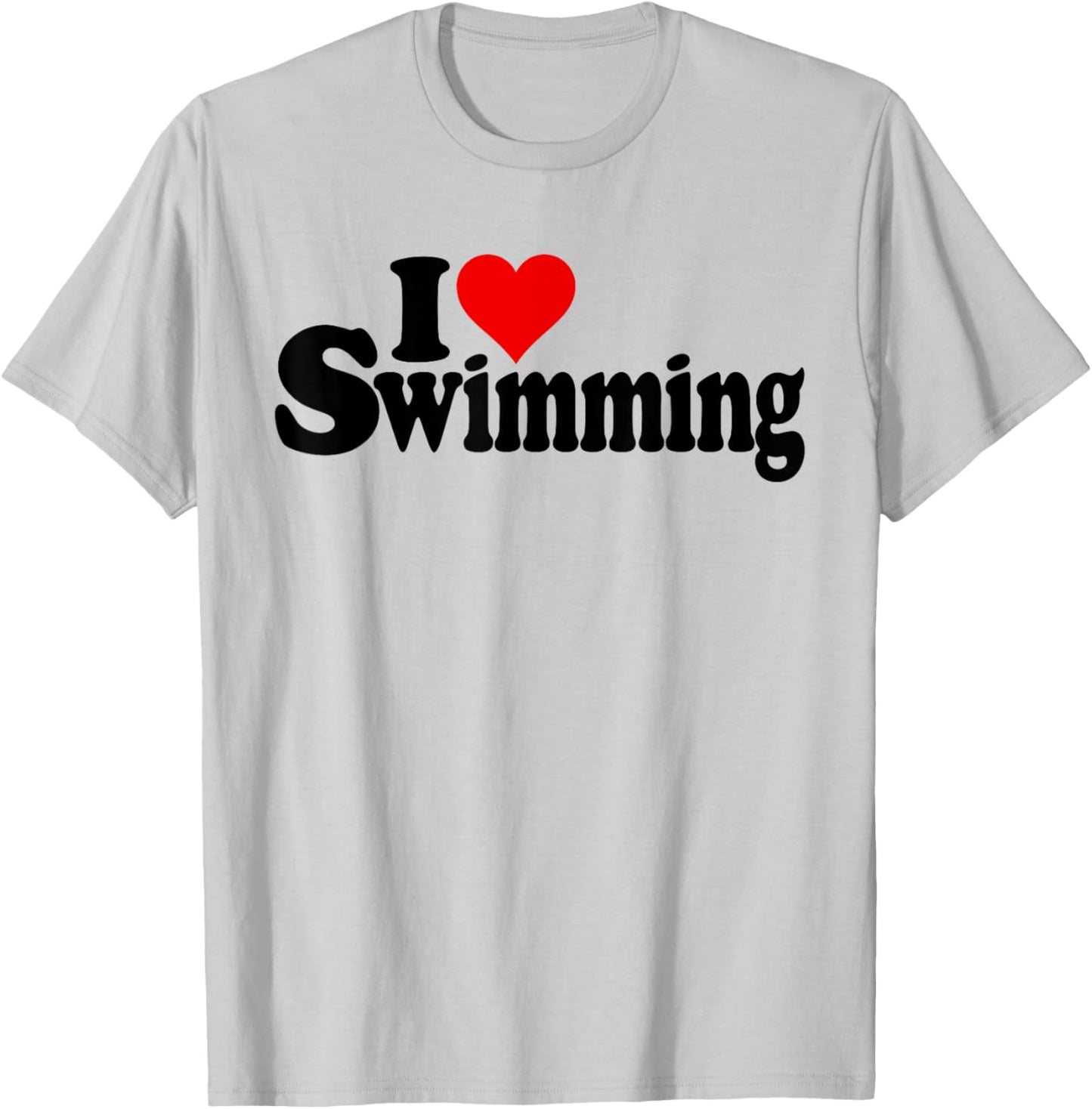 Piscine I Love Heart T-Shirt - T-Shirt | Ash