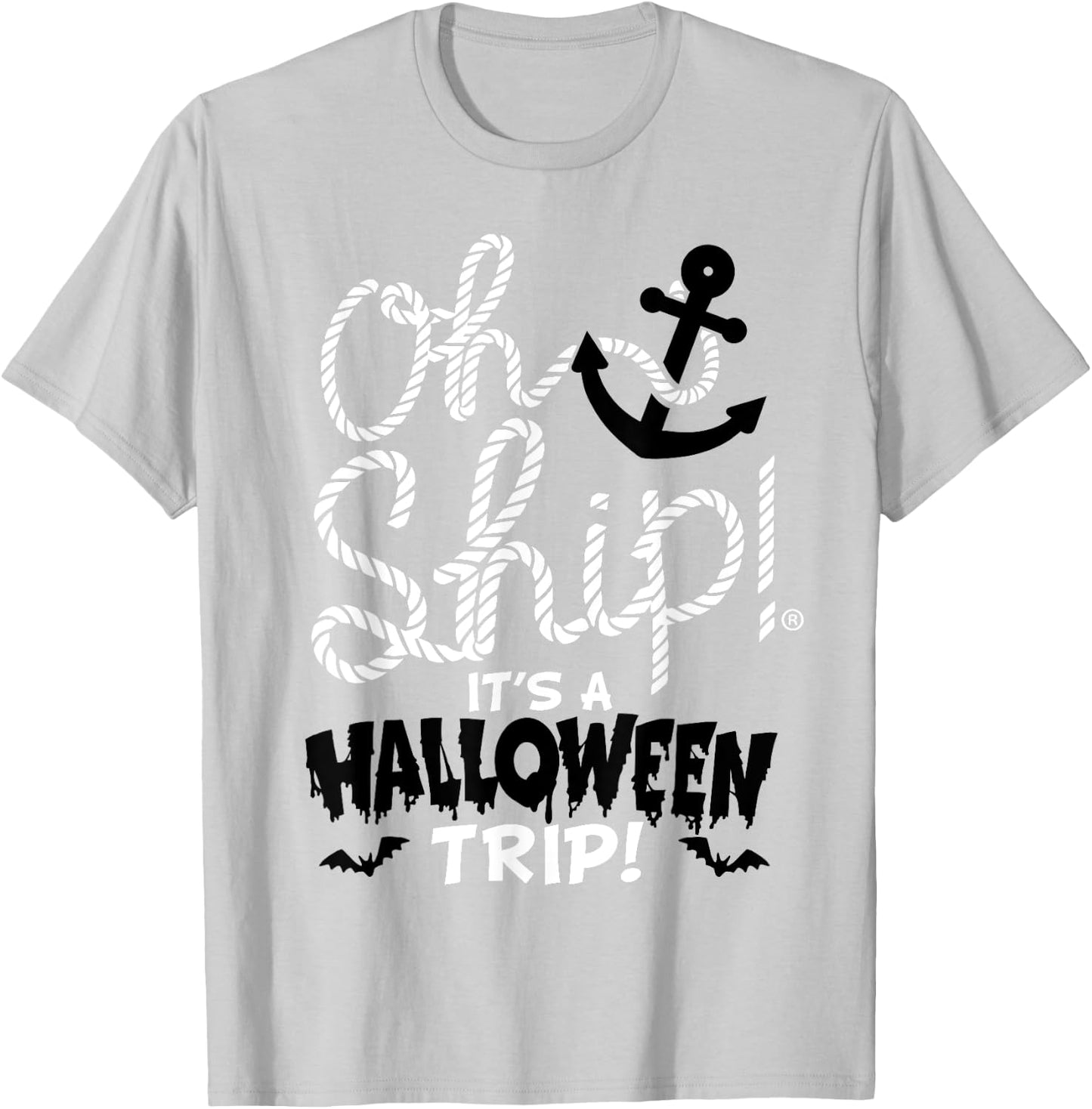 Oh Ship Halloween Trip Halloween Cruise Shirt by Oh Ship T-Shirt - T-Shirt | Ash