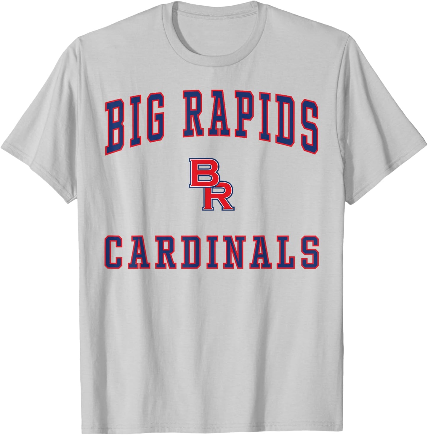 Big Rapids High School Cardinals T-Shirt - T-Shirt | Ash