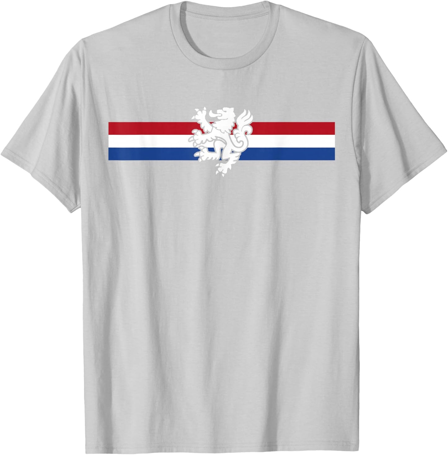 Holland Emblem Lion Nederland Flag Netherlands T-Shirt - T-Shirt | Ash