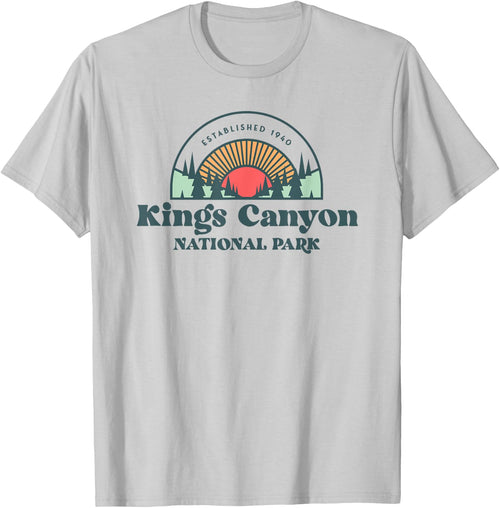 Family Vacation Shirt - Retro Kings Canyon National Park