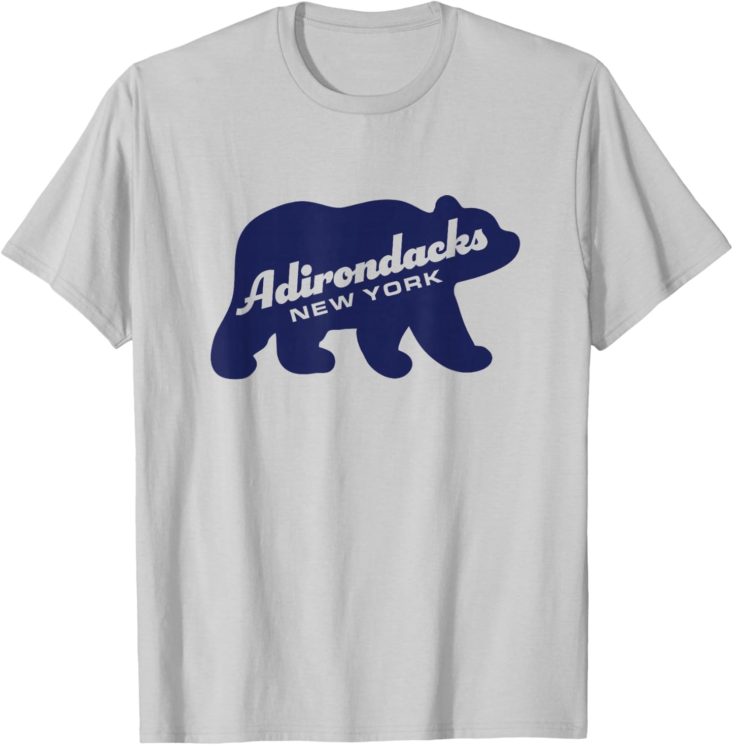 Adirondacks New York Bear Adirondack Mountains T-Shirt - T-Shirt | Ash