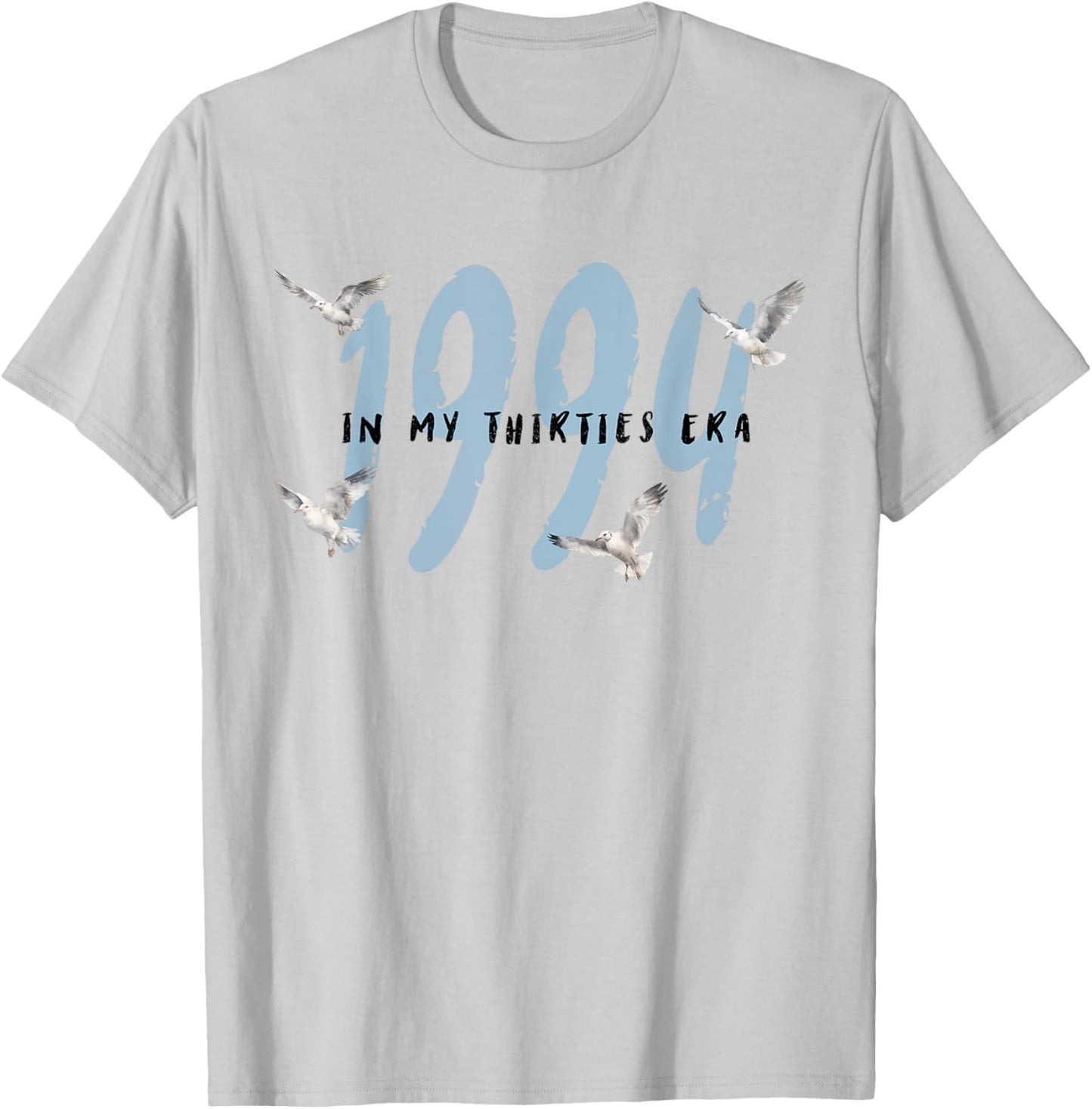 In My Thirties Era Happy 30s Birthday Retro Groovy Men Women T-Shirt - T-Shirt | Ash