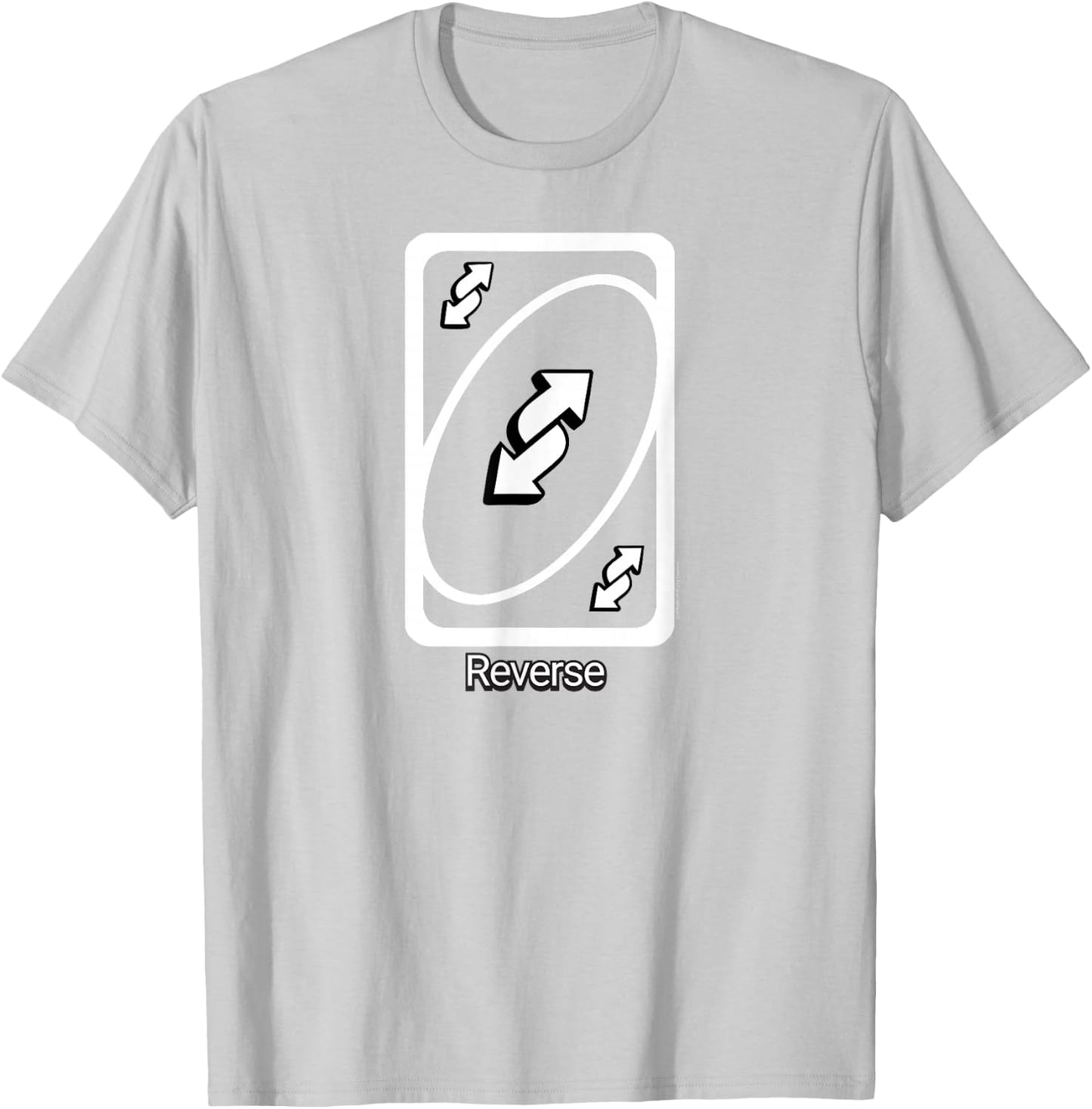 UNO - Reverse Card T-Shirt - T-Shirt | Ash