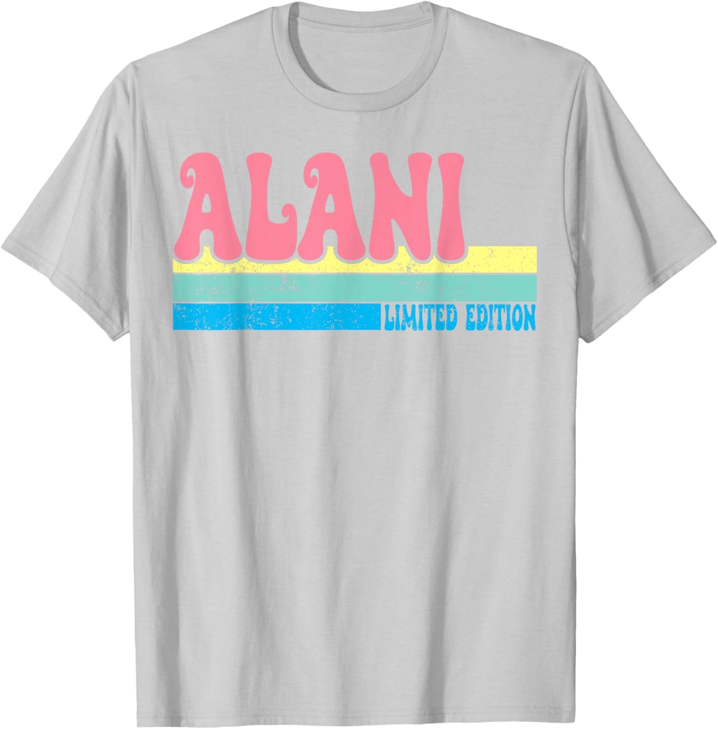 ALANI Name Personalized Cute Idea Groovy Women ALANI T-Shirt - T-Shirt | Ash