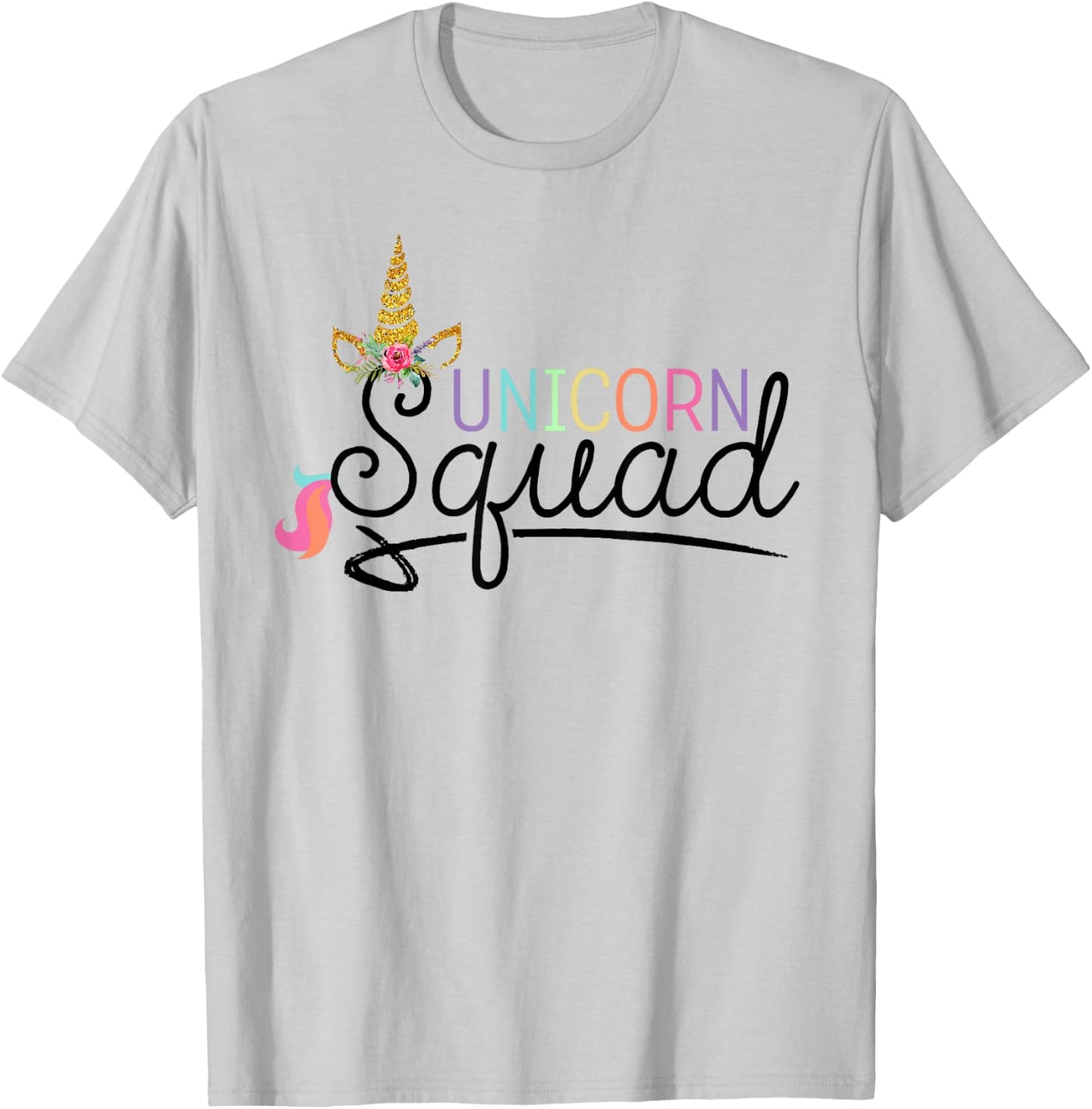 Unicorn Squad T-Shirt - T-Shirt | Ash