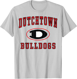 Dutchtown High School Bulldogs C1 T-Shirt - T-Shirt | Ash