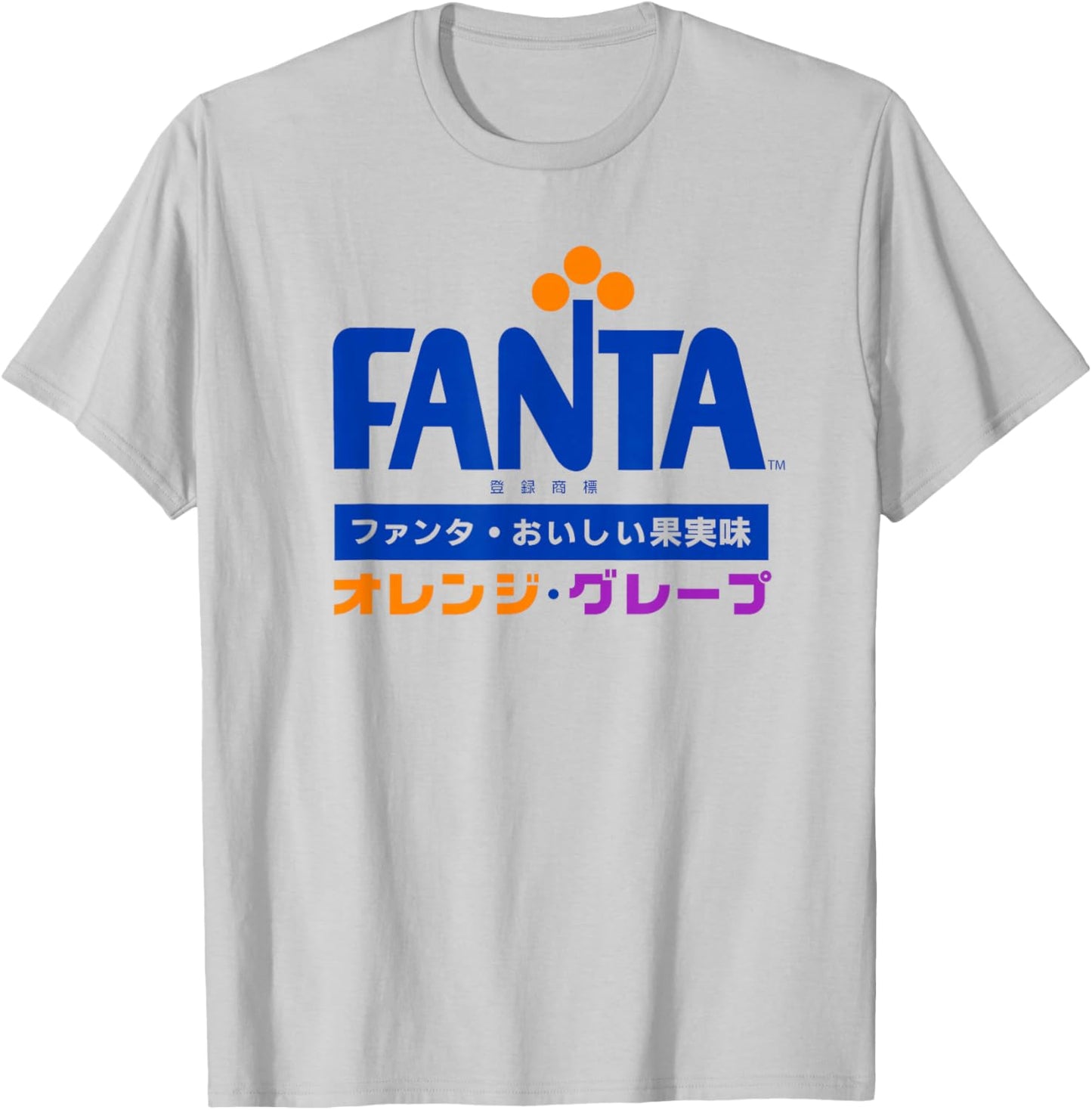 Fanta Drinks 1970er japanisches Kanji-Logo T-Shirt - T-Shirt | Ash