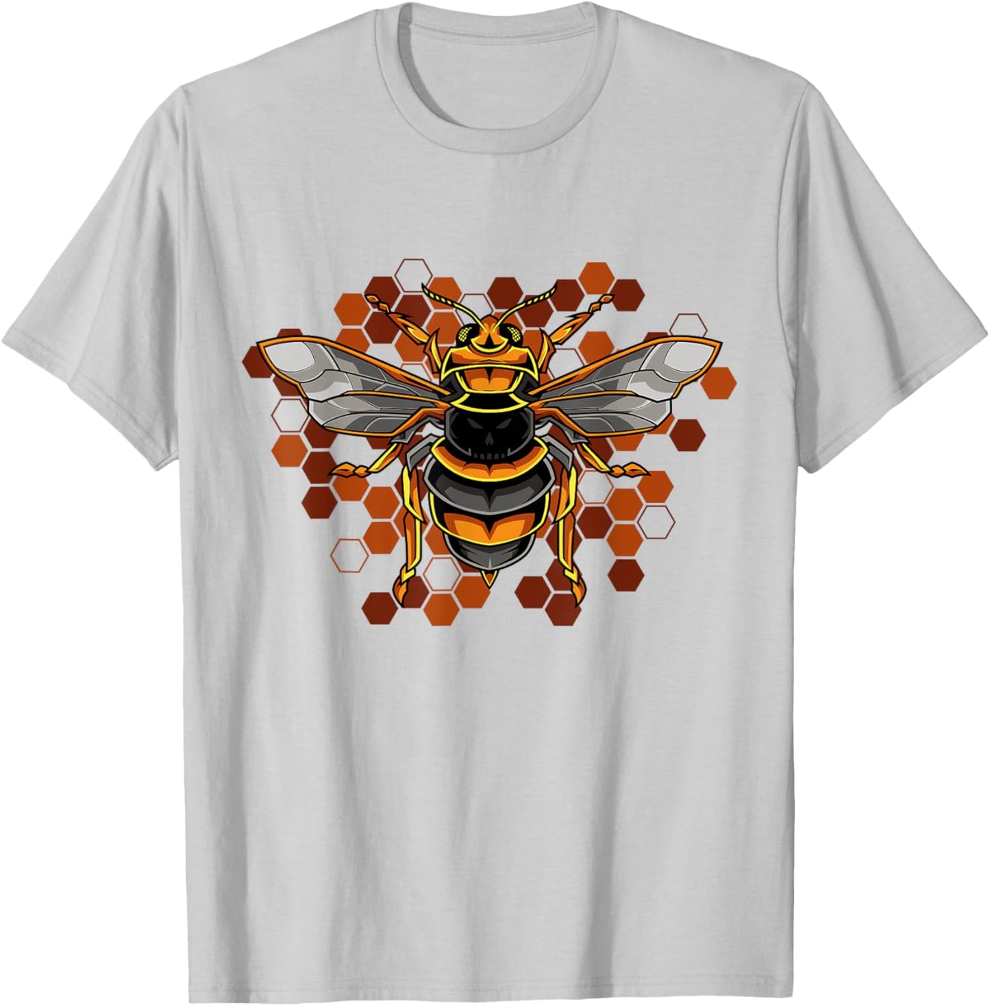 Bee Keeper Shirt Honeycomb Honey Vintage Beekeeping T-Shirt - T-Shirt | Ash