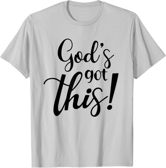 God's Got This Funny Christian Religion T-Shirt - T-Shirt | Ash