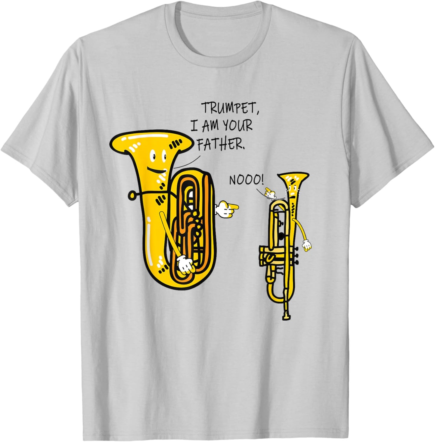 brass horn marching band - Euphonium - Funny brass orchestra T-Shirt - T-Shirt | Ash