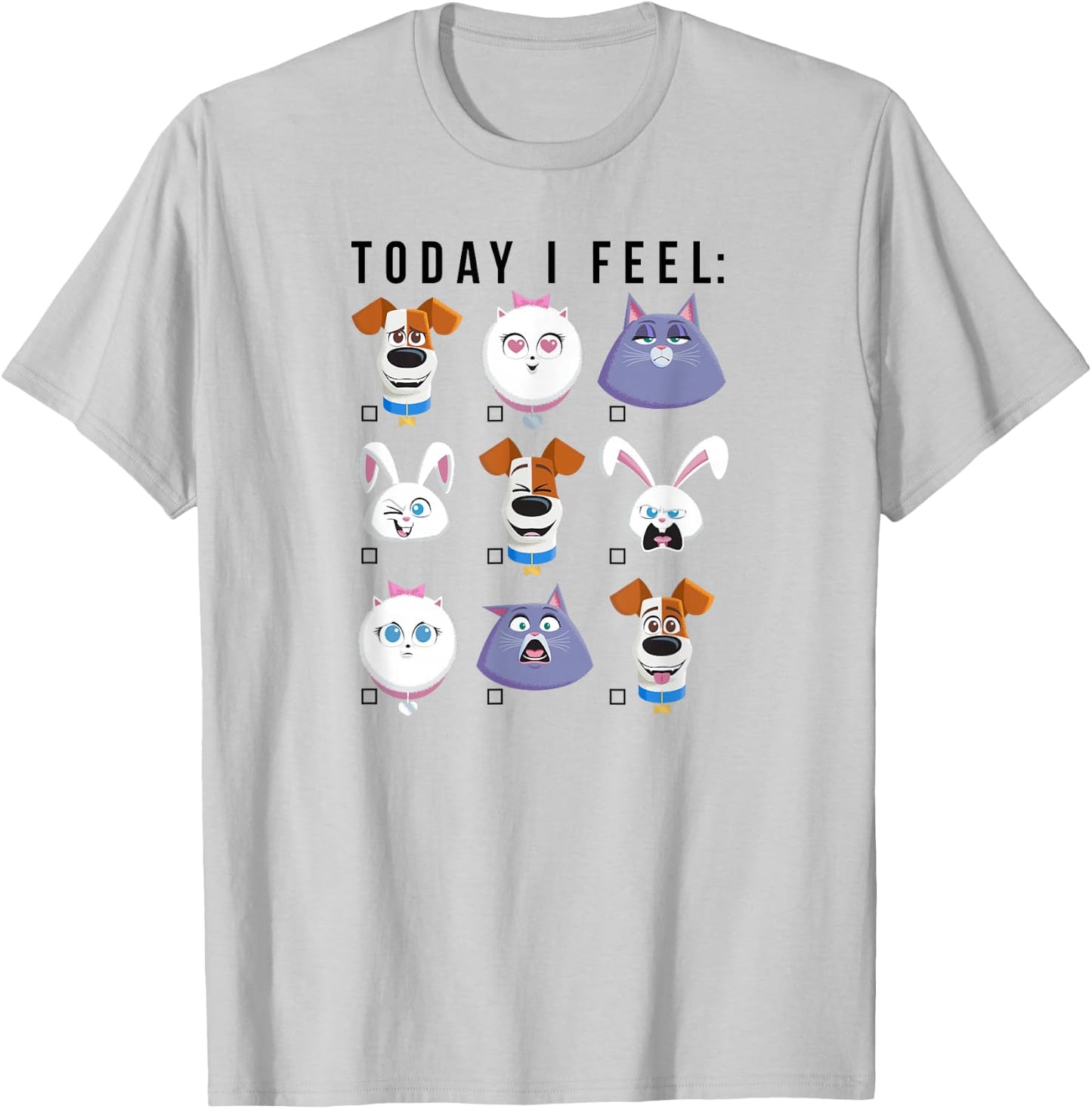 Pets 2 Heute fühlen ich T-Shirt - T-Shirt | Ash