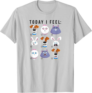 Pets 2 Heute fühlen ich T-Shirt - T-Shirt | Ash