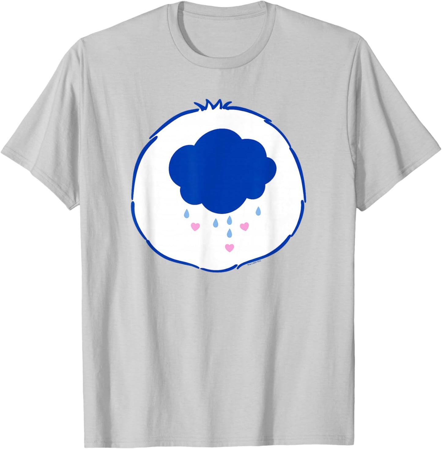 Care Bears Halloween Grumpy Bear Cloudy Badge Costume T-Shirt - T-Shirt | Ash