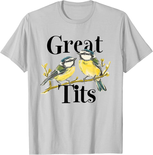 Great Tits Funny Ornithology Bird Great Tit English