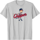 Chipper Jones - Caricature - Atlanta Baseball T-Shirt - T-Shirt | Ash