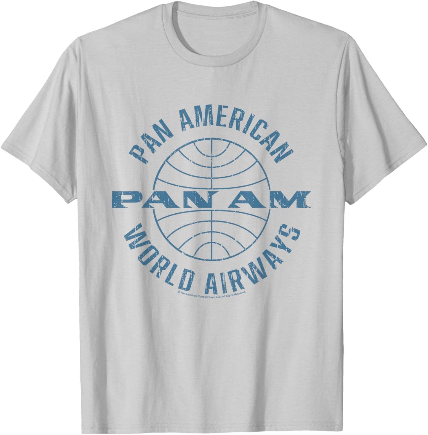 Pan Am Pan American World Airways T-Shirt - T-Shirt | Ash