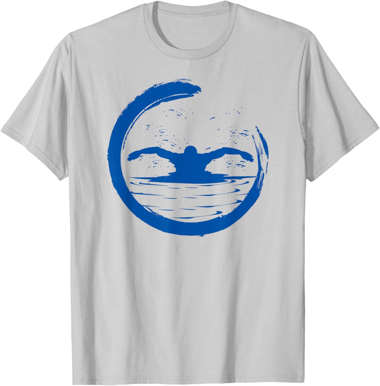 Swimmer Swimming Swim T-Shirt - T-Shirt | Ash