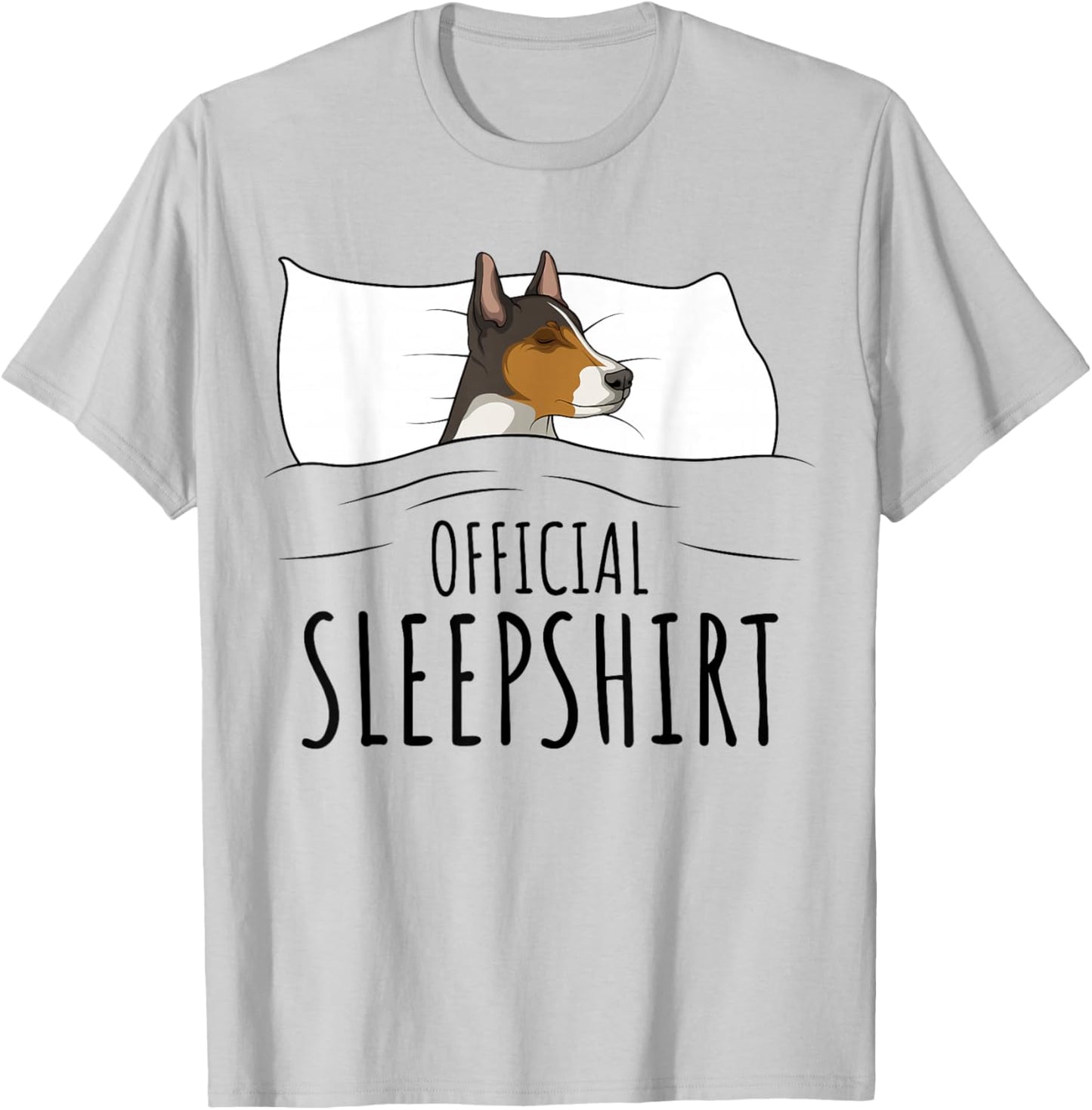Rat Terrier Dog Official Sleepshirt T-Shirt - T-Shirt | Ash