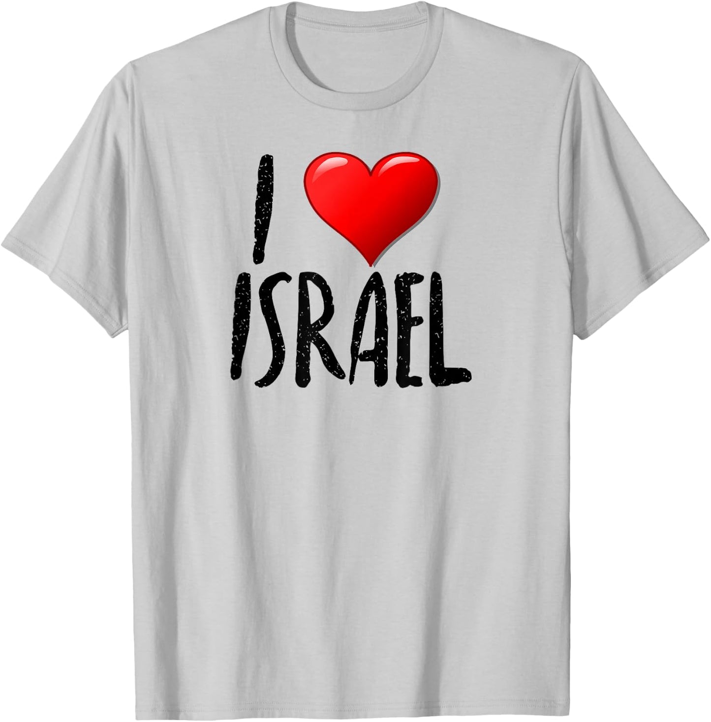 I Love Israel- - Traveler - Souvenir T-Shirt - T-Shirt | Ash