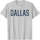 Dallas Vintage Retro T-Shirt - T-Shirt | Ash