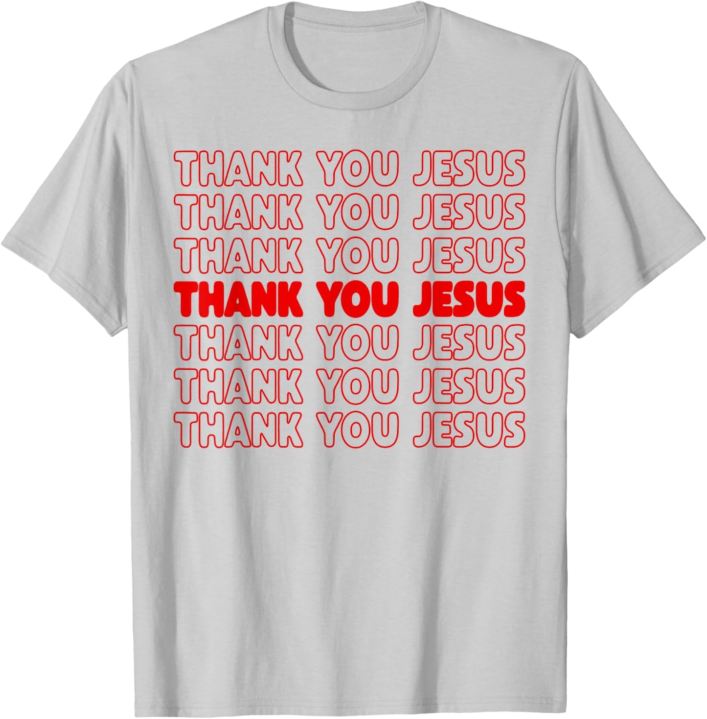 Thank You Jesus Red Bible Pride Men T-Shirt - T-Shirt | Ash