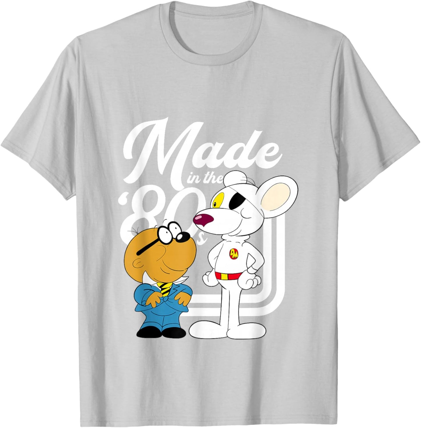 Danger Mouse Made In The 80s T-Shirt - T-Shirt | Ash