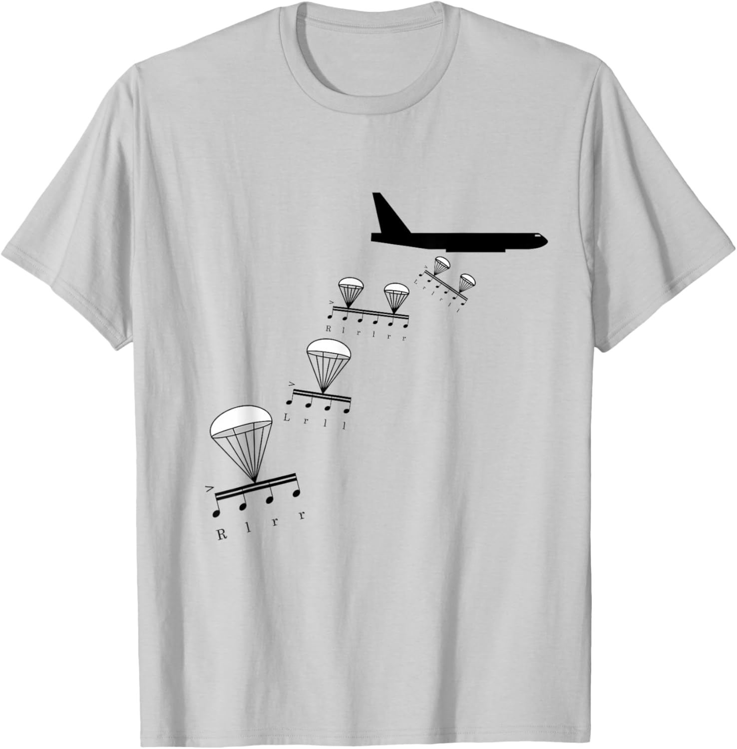 Paradiddles T-Shirt - T-Shirt | Ash