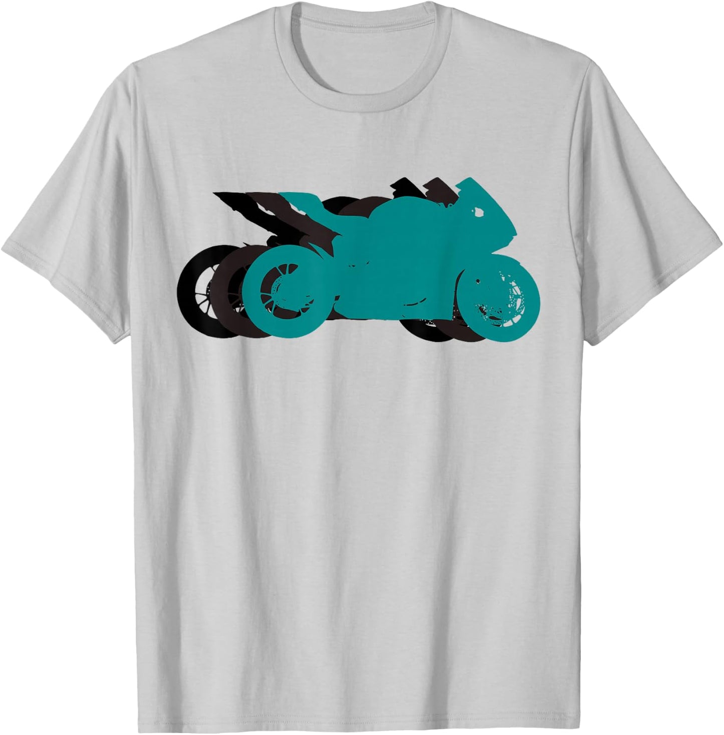 Sport Bike Crotch Rocket Gift Men Motorcycle Track Day T-Shirt - T-Shirt | Ash