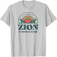 Retro Style Utah Zion National Park T-Shirt - T-Shirt | Ash
