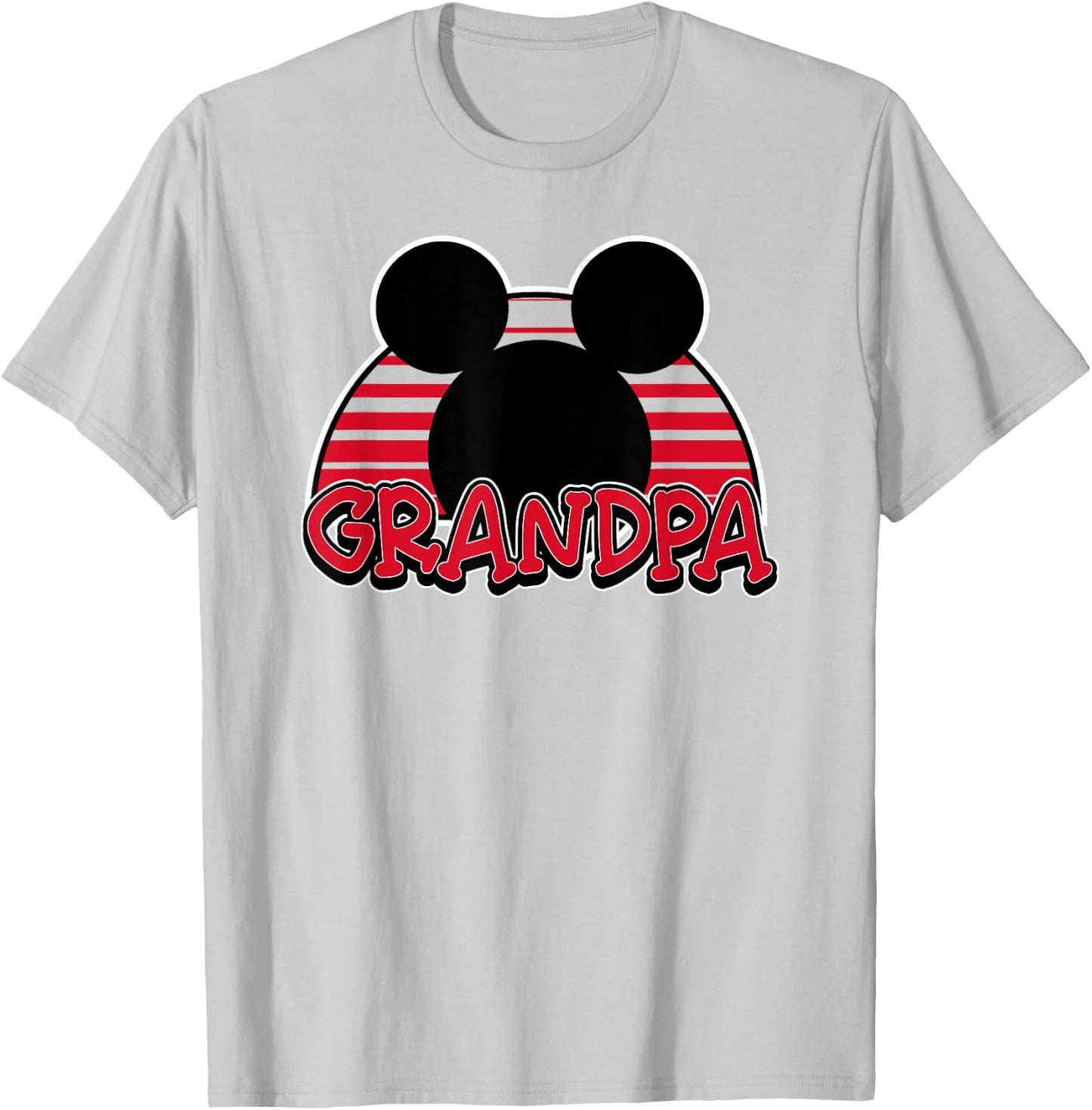 Disney - Mickey Mouse Grandpa T-Shirt - T-Shirt | Ash
