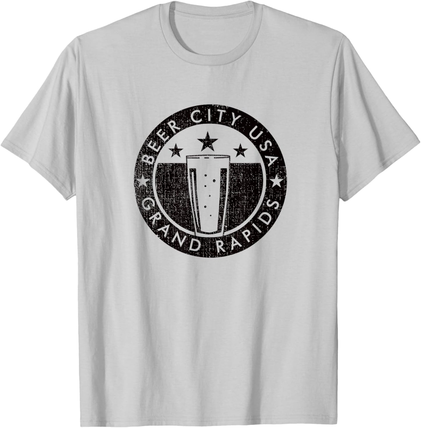 Grand Rapids Beer City craft brewing T-Shirt - T-Shirt | Ash