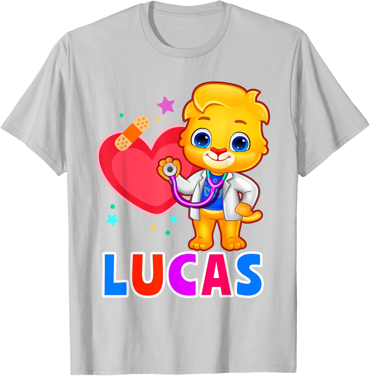 Doctor For Kids | Doctor Lucas Loved By Boys & Girls T-Shirt - T-Shirt | Ash