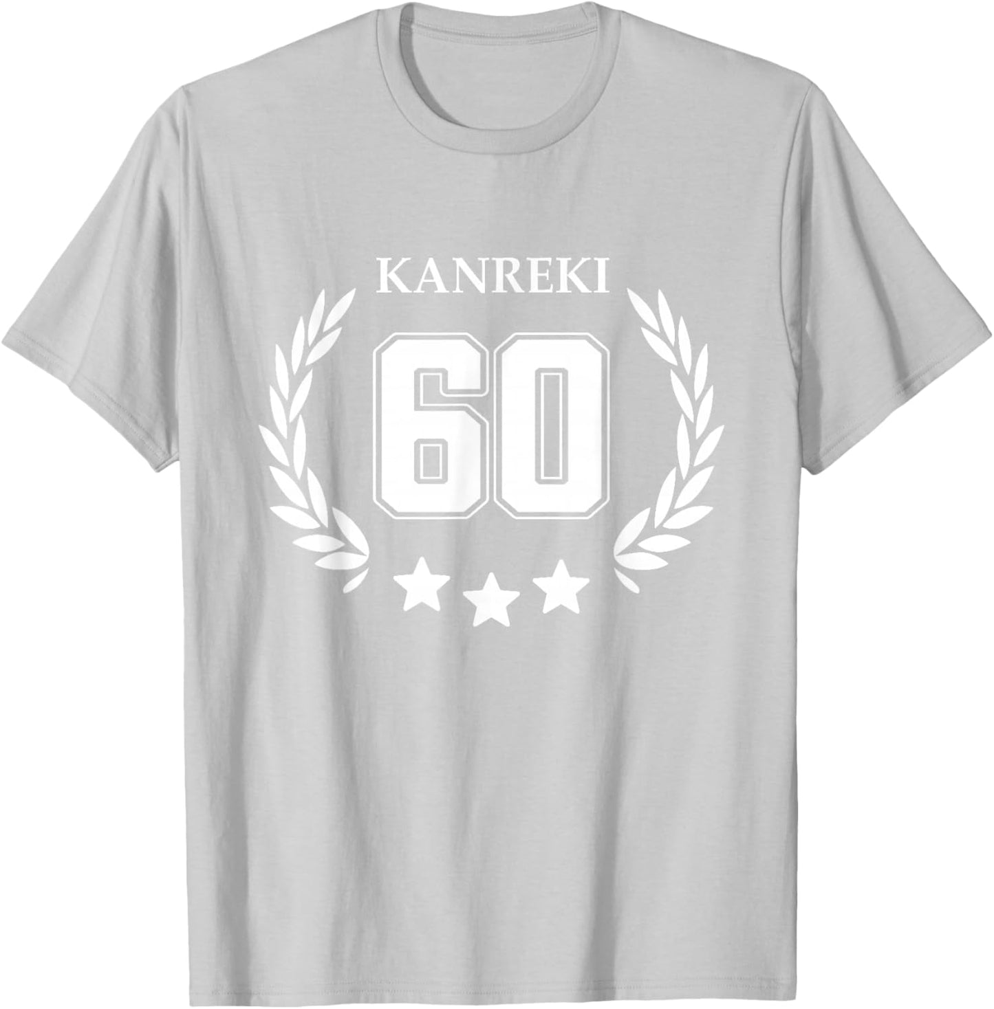 60th Birthday Celebration, , Women, Popular, Celebration, Red, Father, Mother, Grandfather, Grandmother, Chanchanko, Alternate 60th Birthday T-Shirt - T-Shirt | Ash